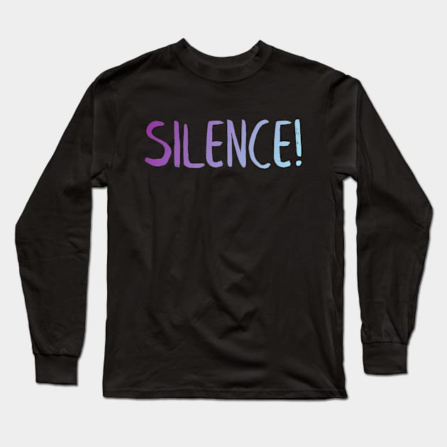 Silence Long Sleeve T-Shirt by MiniGuardian